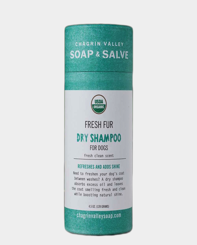 Organic Fresh Fur Dry Dog Shampoo