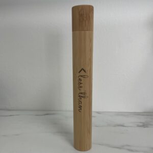 Bamboo Toothbrush Case